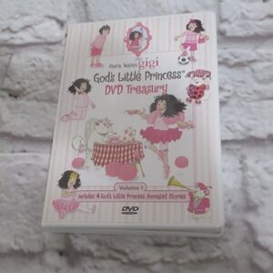 Sheila Walsh Gigi God's Little Princess DVD Treasury Kids OS Pink 3-Disc set